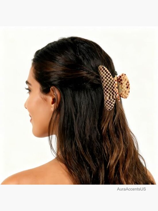 Zodiac Rhinestone Hair Claw Clip - Acetate Non-Slip Strong Hold for Thick Hair main image 5